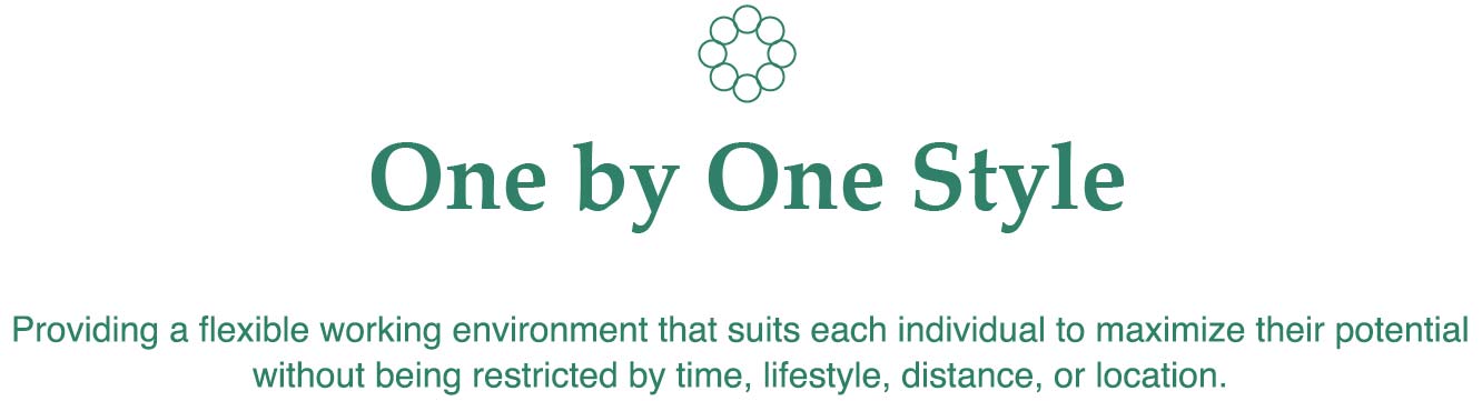 Providing a flexible working environment that suits each individual to maximize their potential without being restricted by time, lifestyle, distance, or location.