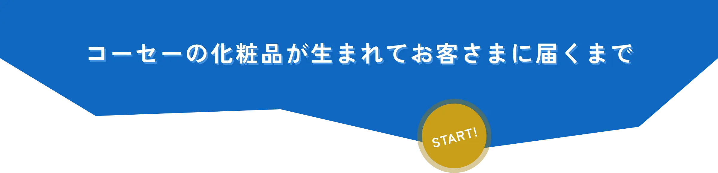 コーセーの化粧品が生まれてお客さまに届くまで